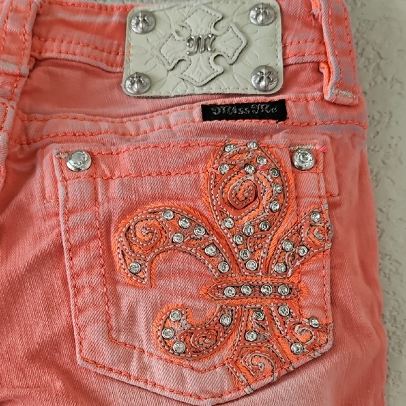 Miss Me Pink Embellished Kids Jeans - Picture 8 of 8